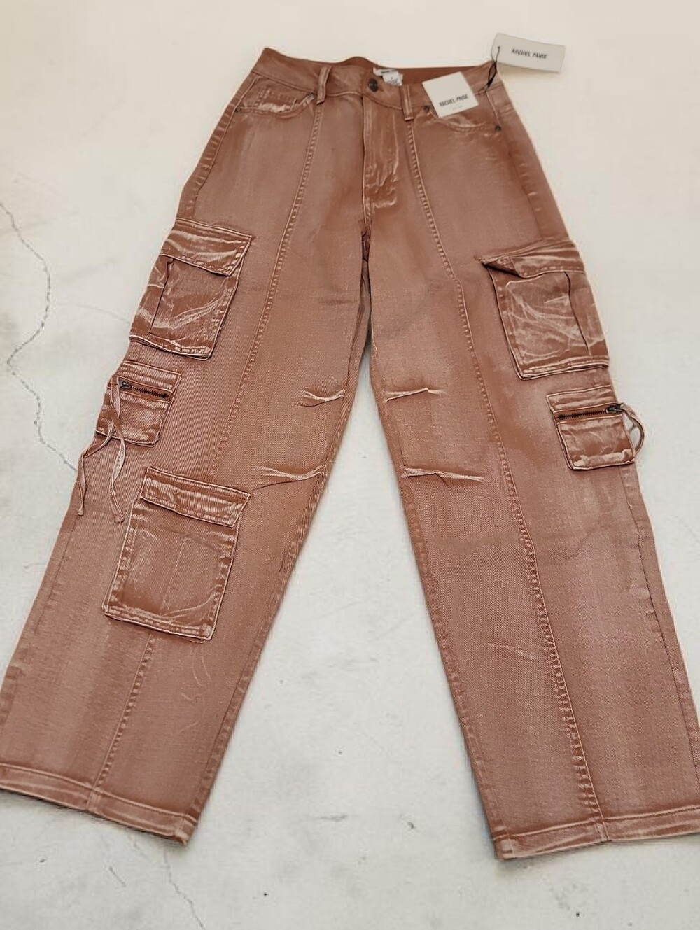 Rachel Paige Small Cargo Pants NWT